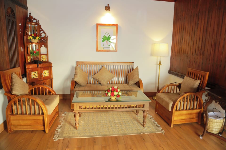 Comfort Double Room, Balcony, Hill View | Living area | TV, fireplace