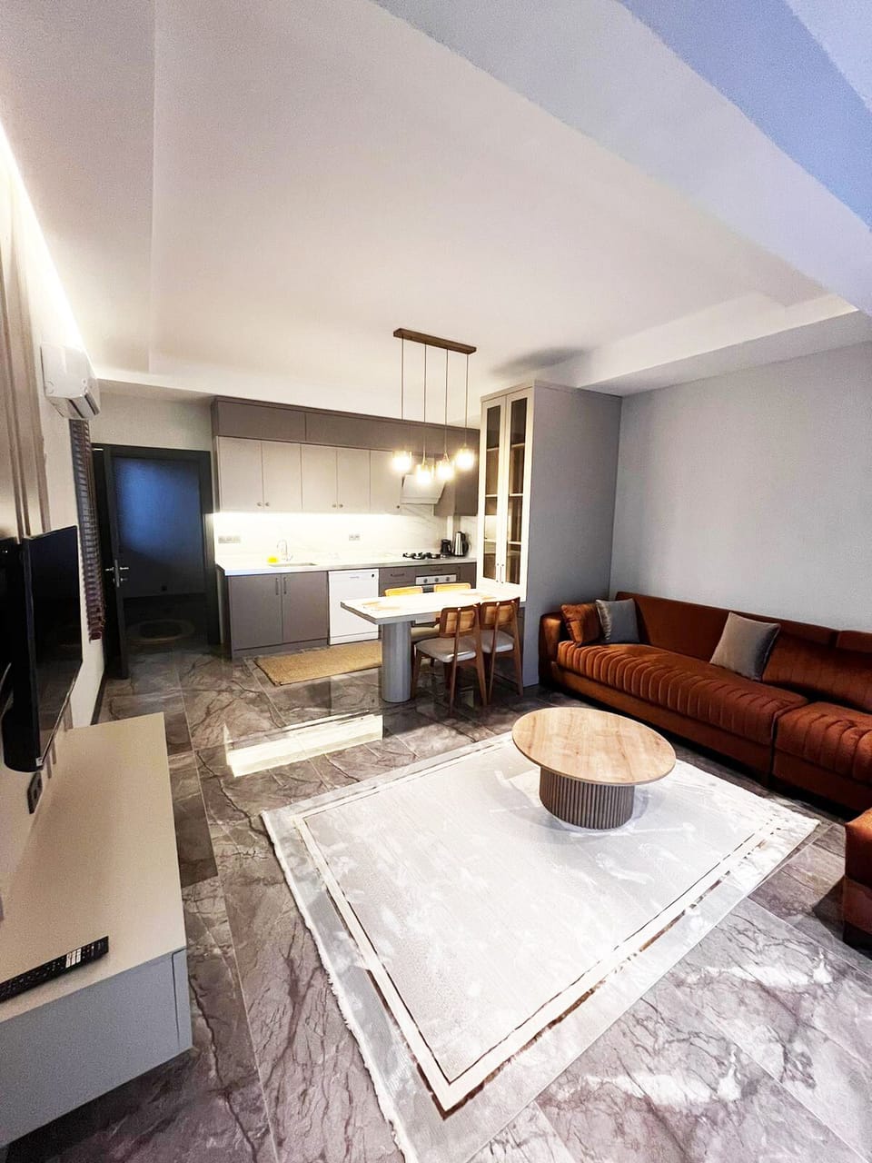 Family Villa, Sea View | Private kitchen | Electric kettle