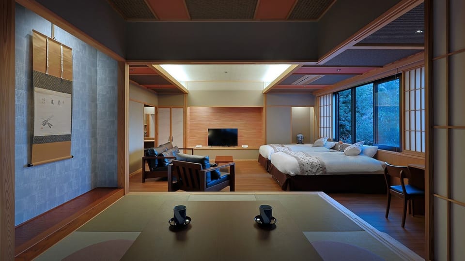 Executive Japanese Western Room | Down comforters, in-room safe, blackout drapes, WiFi (free)