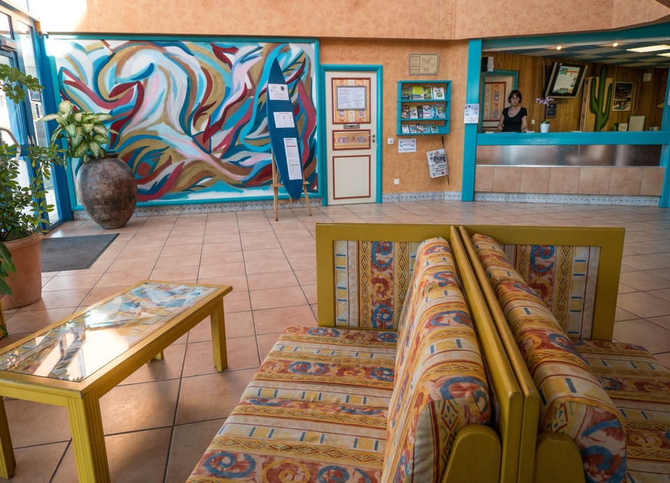 Lobby sitting area