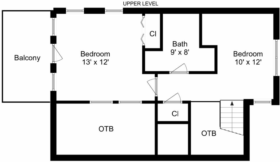 Cabin, 2 Bedrooms | Floor plan