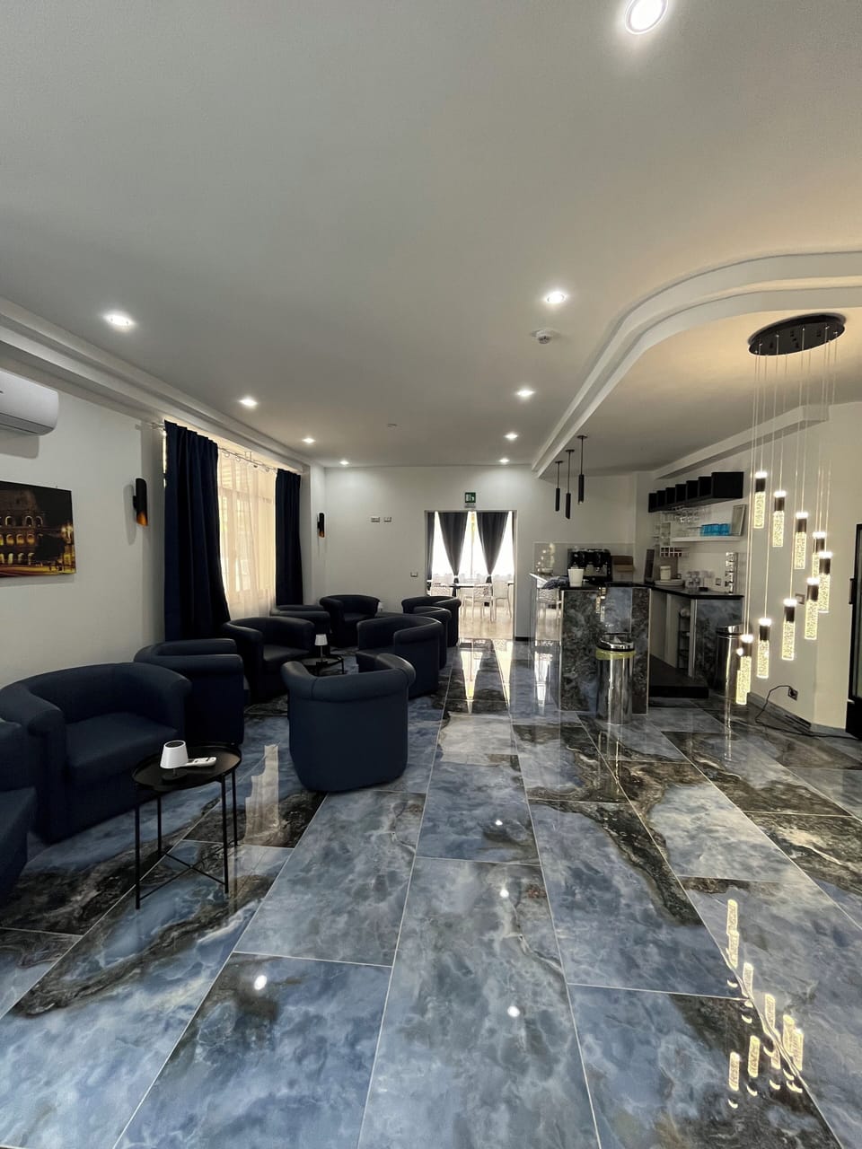 Lobby sitting area