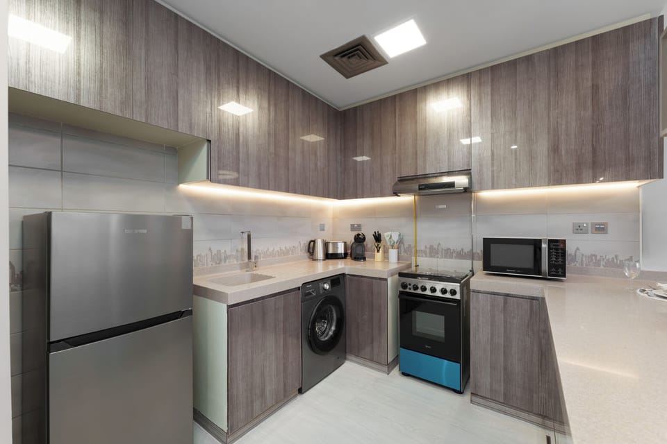 Deluxe Apartment, 1 Bedroom, Balcony | Private kitchen
