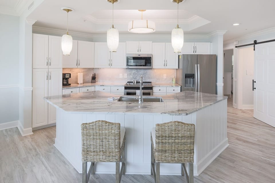 Condo, 2 Bedrooms | Private kitchen | Coffee/tea maker, fridge, oven