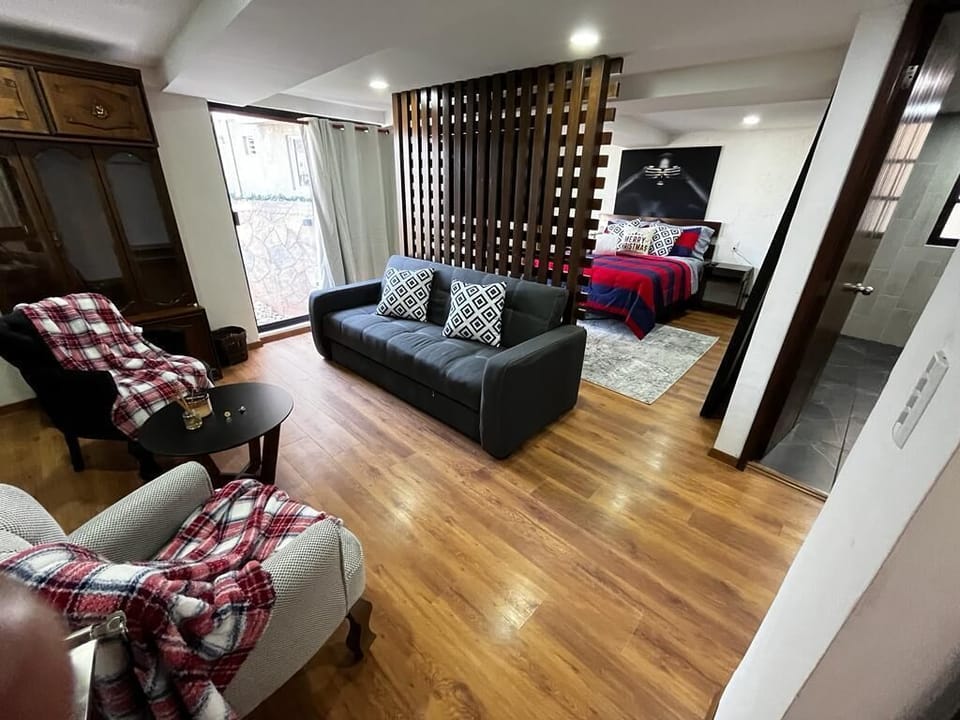 Family Suite, 1 Queen Bed with Sofa bed, Patio | 1 bedroom, blackout drapes, iron/ironing board, free WiFi