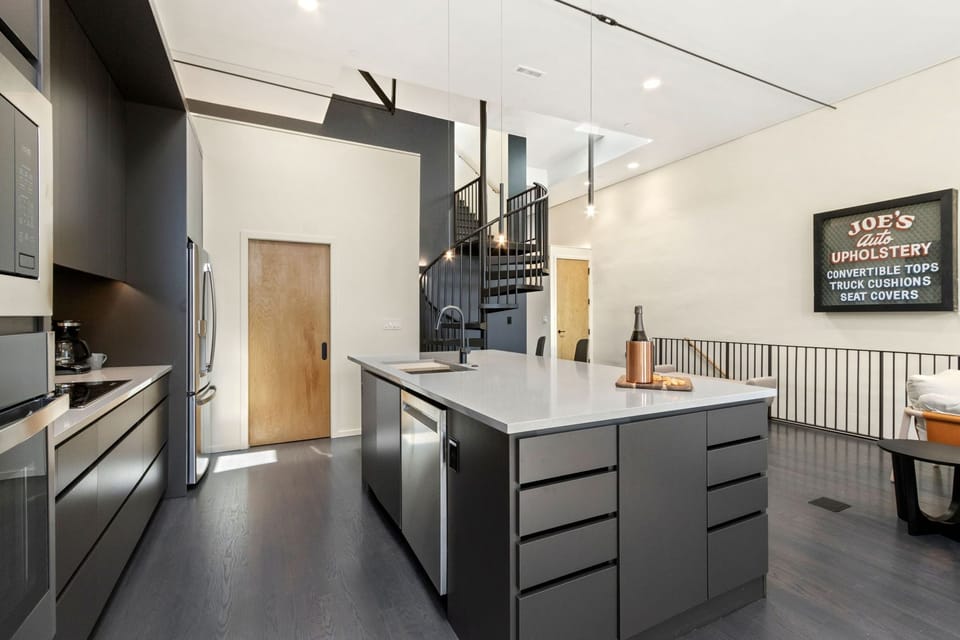 Apartment, Multiple Beds, Kitchen (249 Linden Street) | Private kitchen | Fridge, microwave, oven, stovetop