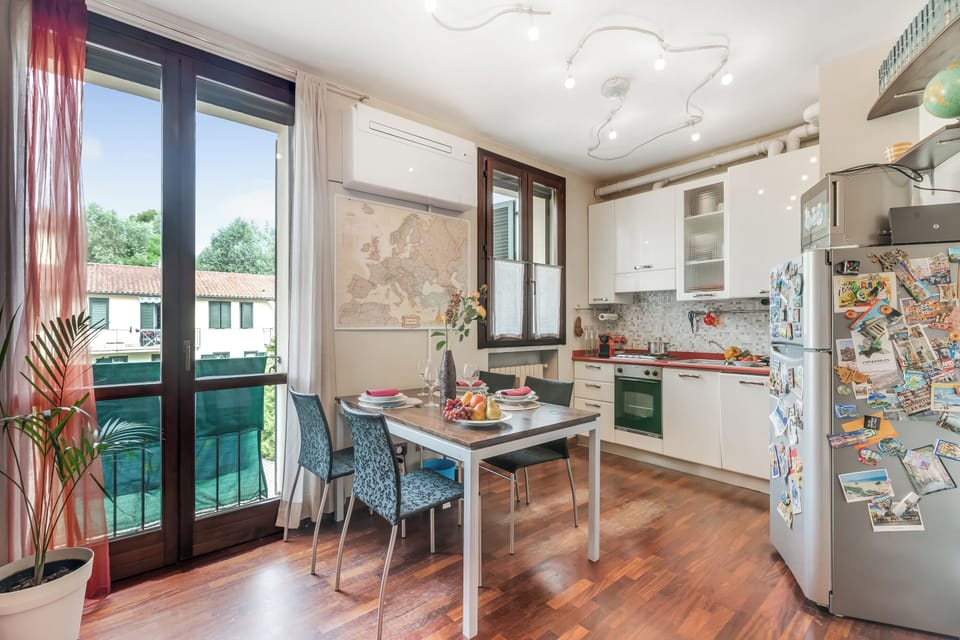 Family Apartment, 1 Bedroom, Microwave (Angera Relax & Pool - Lake Maggiore) | Private kitchen | Coffee/tea maker