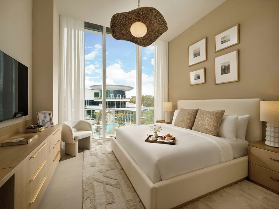 Frette Italian sheets, premium bedding, in-room safe
