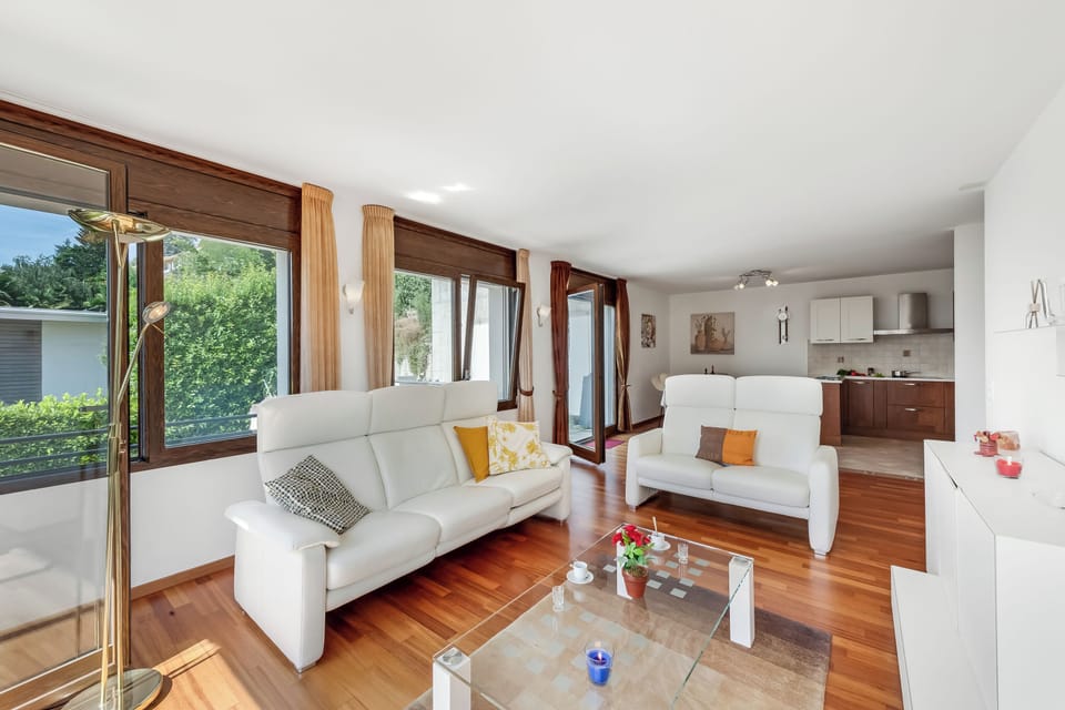 Standard Apartment, 2 Bedrooms, 2 Bathrooms (Vernate Lugano Lake Sweet View) | Living area