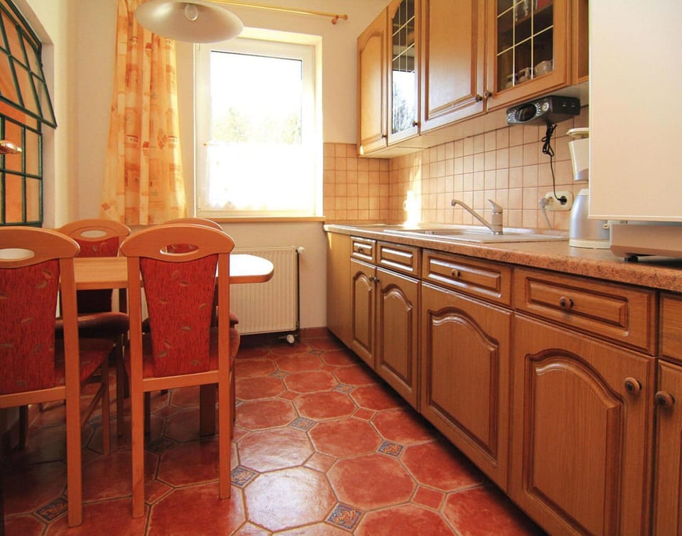 Apartment | Private kitchen | Electric kettle, toaster, highchair