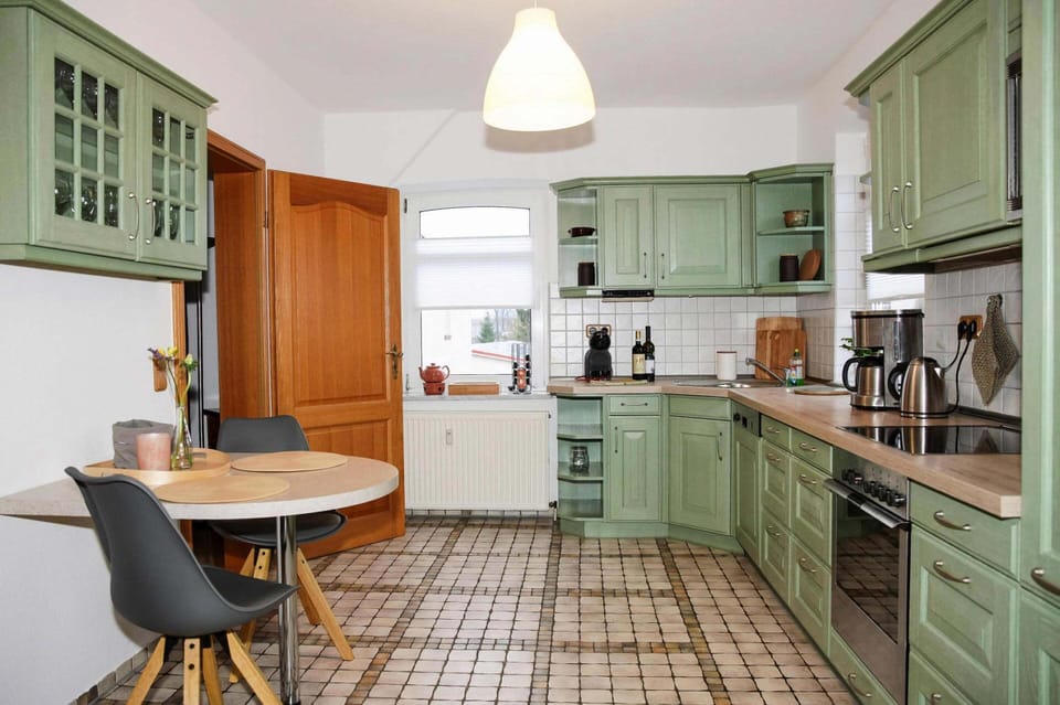 Apartment | Private kitchen | Electric kettle, toaster, highchair