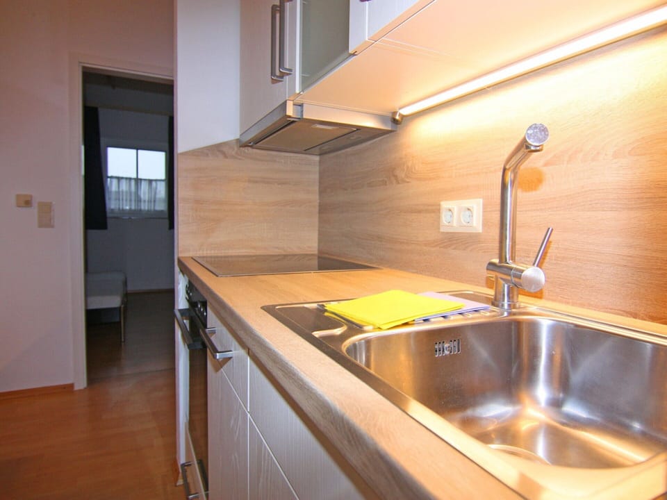 Apartment | Private kitchen | Electric kettle, toaster, highchair