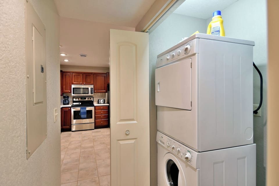 Condo, Multiple Beds, Fireplace, Golf View (Unit 207 2 BDRM/ 2 BA) | Private kitchen | Coffee/tea maker