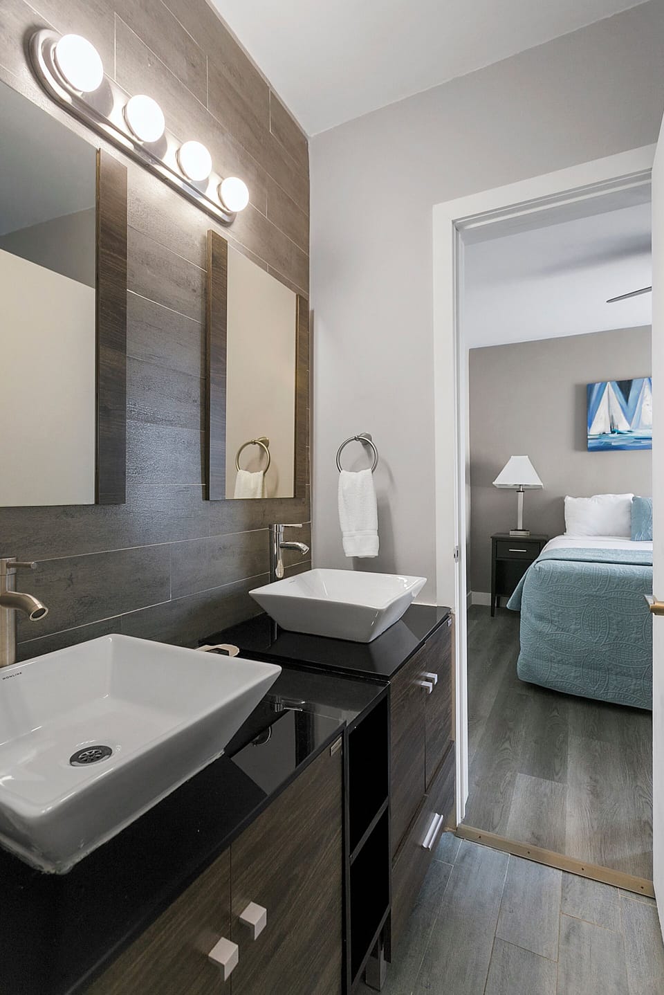 Classic Apartment, Partial Ocean View | Bathroom | Hair dryer, towels, soap, shampoo