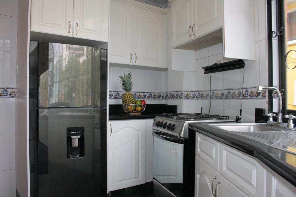 Deluxe Apartment, 3 Bedrooms, City View | Private kitchen