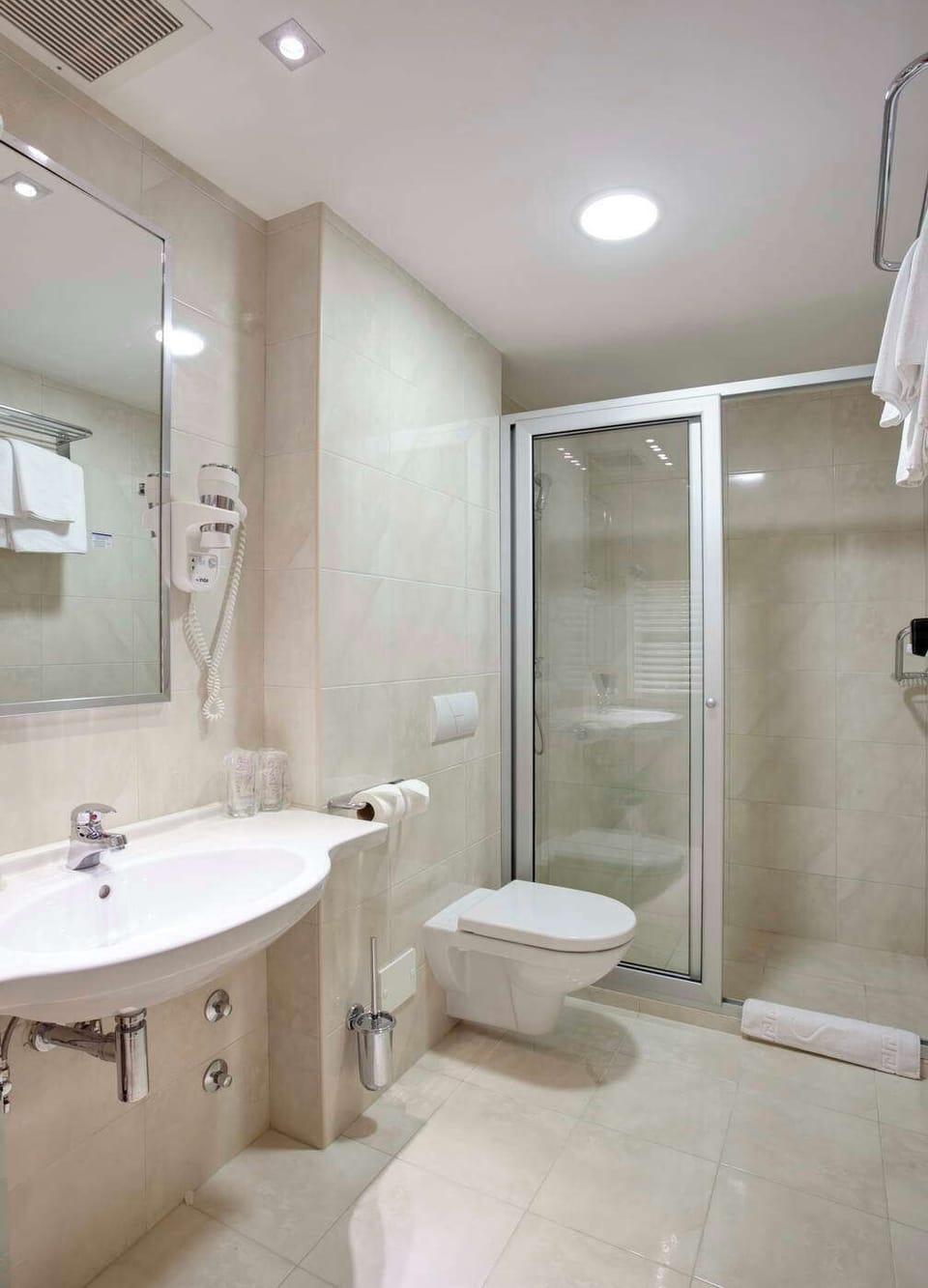 Luxury Twin Room | Bathroom | Shower, free toiletries, hair dryer, slippers
