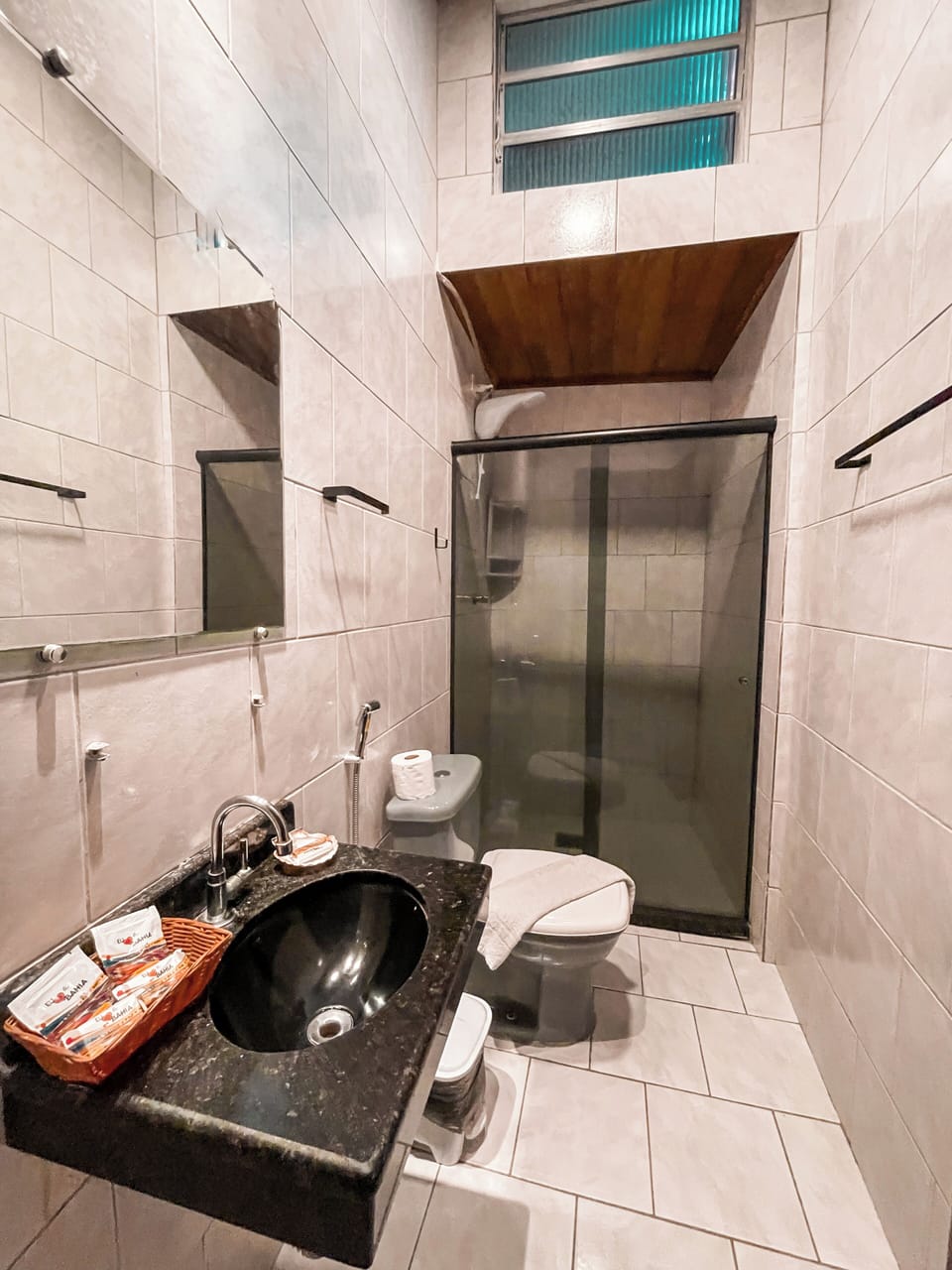 Standard Double Room | Bathroom | Shower, towels, soap, shampoo