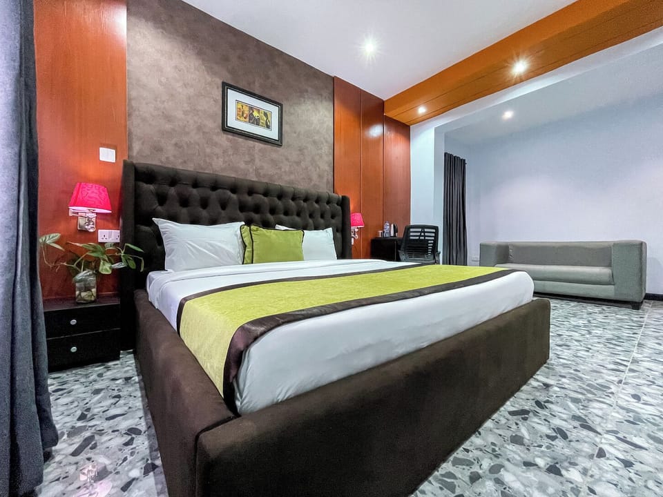 Deluxe Room, Balcony, City View | Desk, laptop workspace, free WiFi