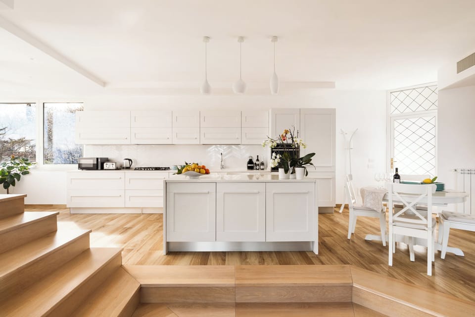 Luxury Apartment, 3 Bedrooms, Sea View | Private kitchen | Full-size fridge, microwave, oven, stovetop