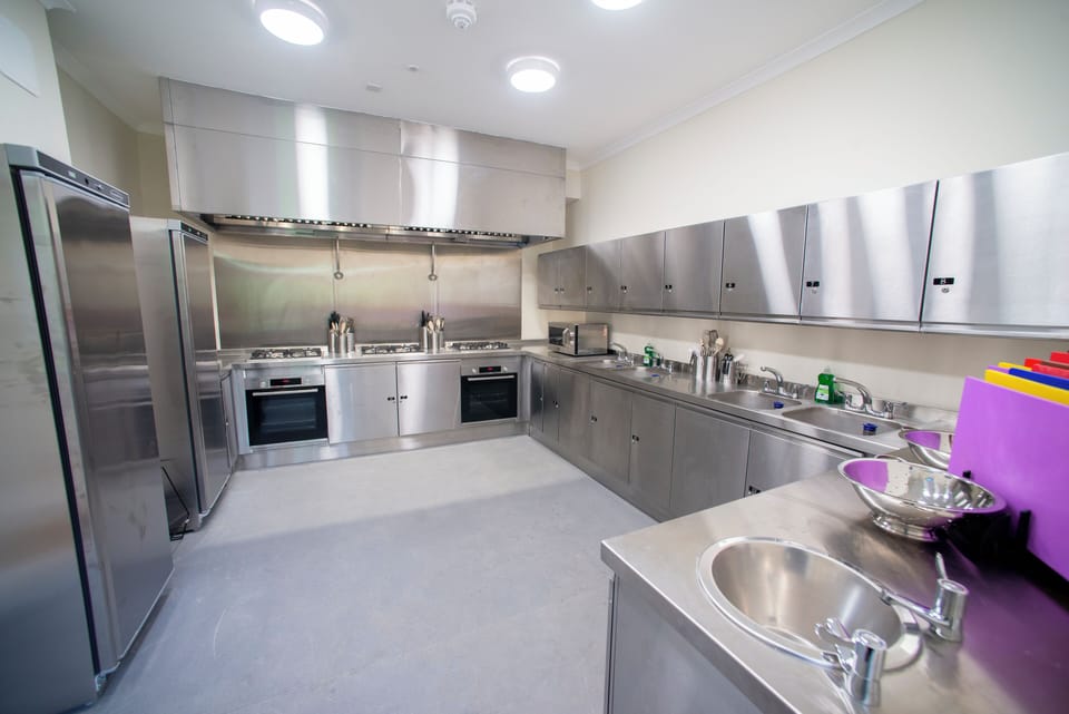 Shared fridge, microwave