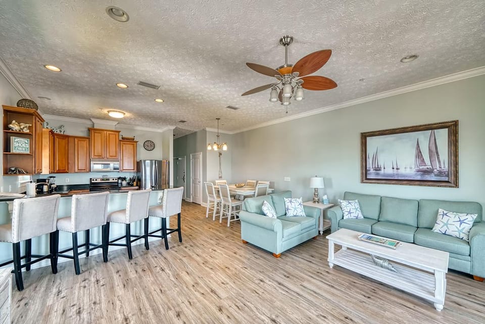 Condo, Multiple Beds (Vista del Mar I Short Walk to the Bea) | Living area | TV