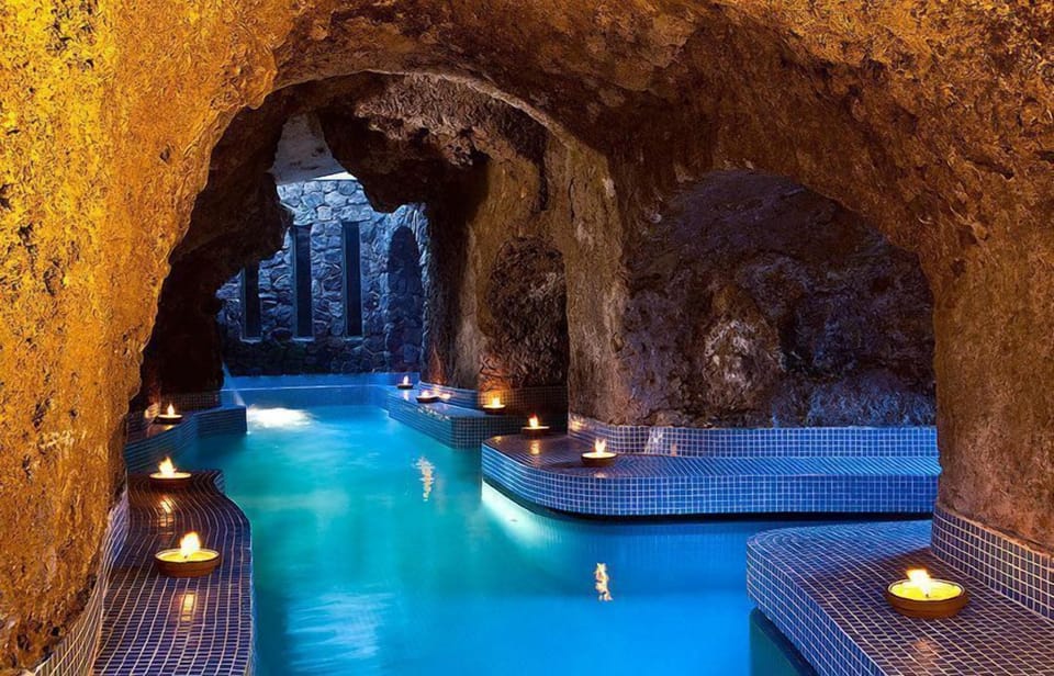 Couples treatment rooms, sauna, hot springs, Turkish bath