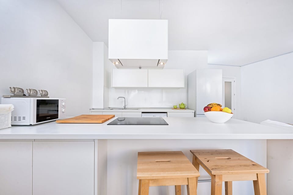 Family Apartment, City View | Private kitchen | Coffee/tea maker, toaster, highchair, cleaning supplies