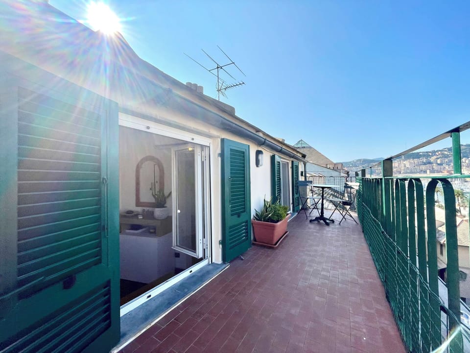 Basic Apartment, Balcony, Sea View | Terrace/patio