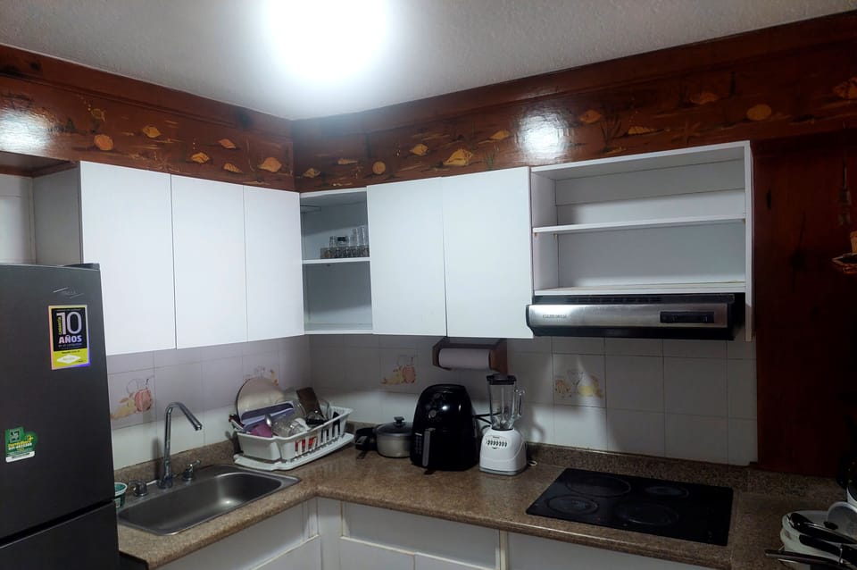 Family Apartment, Partial Sea View | Private kitchen | Blender, griddle