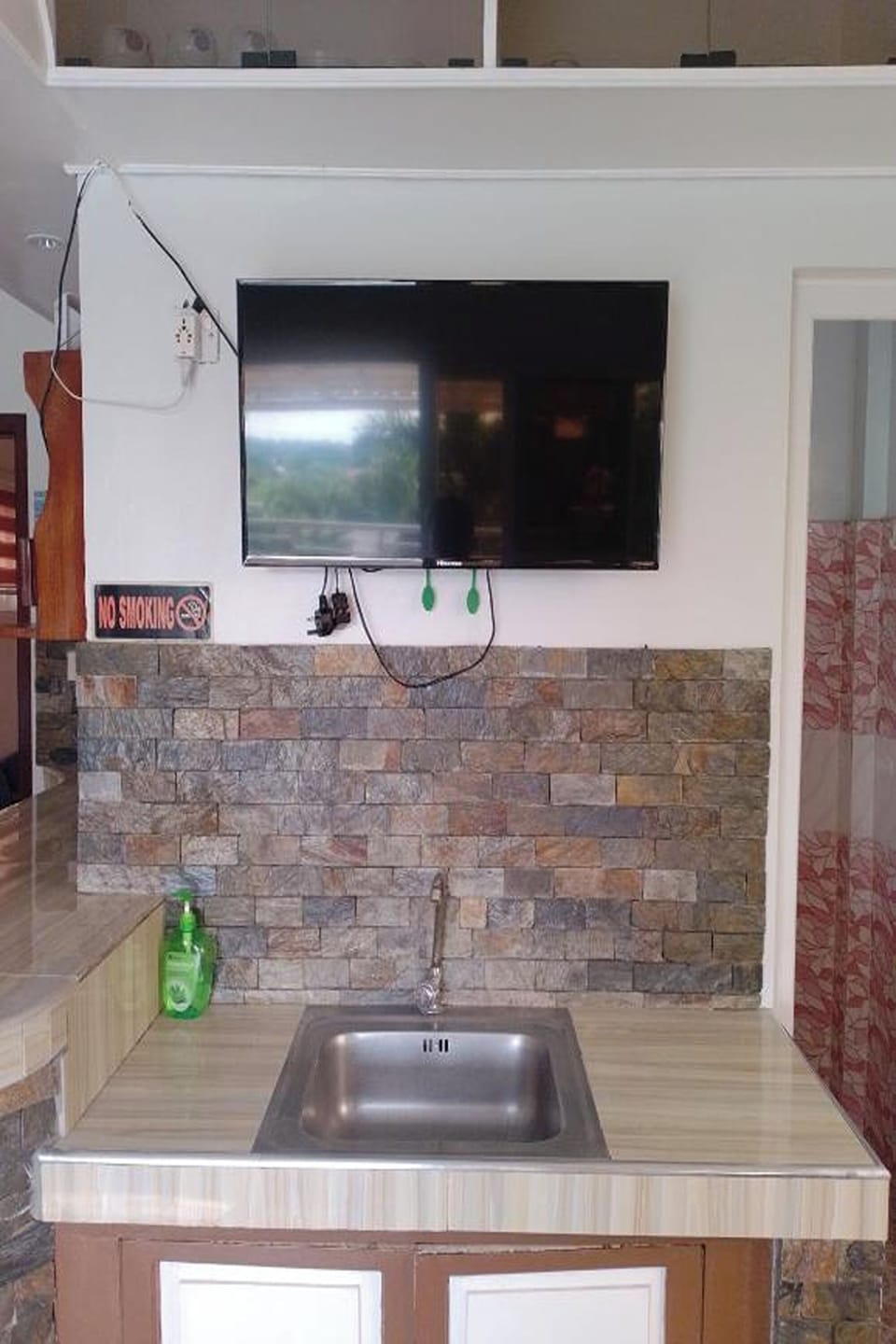Family Double Room | Living area | 32-inch LCD TV with satellite channels