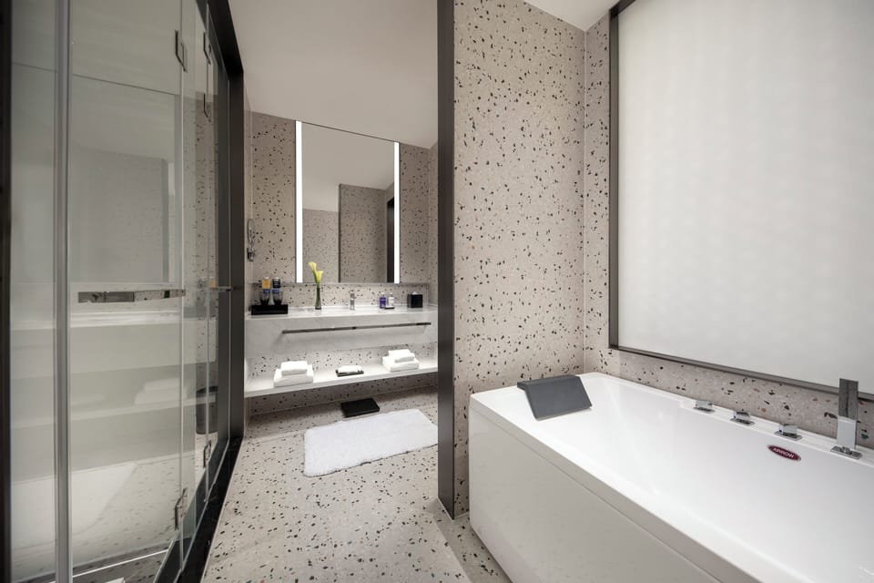 Suite, 1 Bedroom | Premium bedding, down comforters, minibar, desk