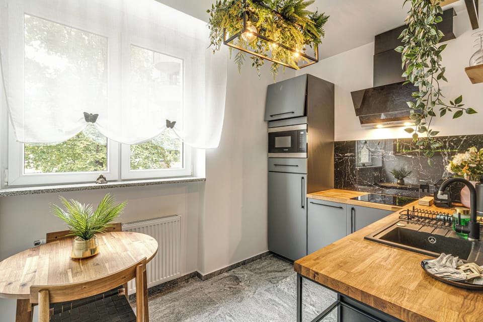Comfort Apartment, 2 Bedrooms, Balcony | Private kitchen | Fridge, stovetop, electric kettle, cookware/dishes/utensils