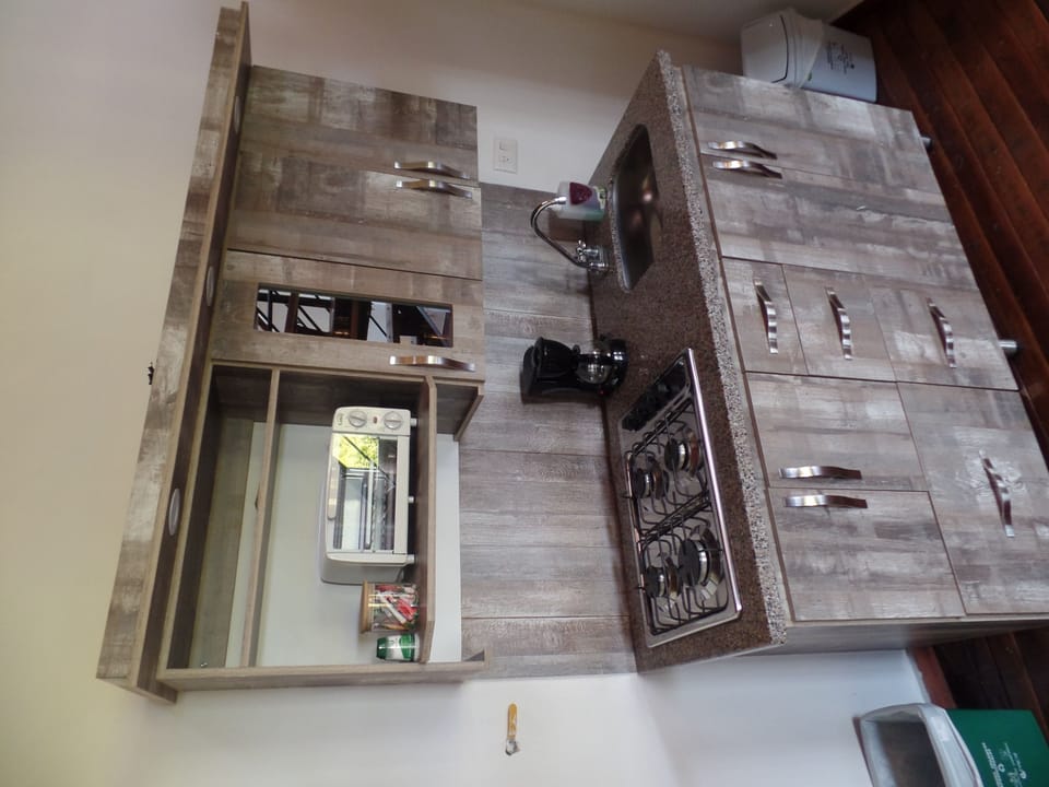 Fridge, dishwasher, cookware/dishes/utensils