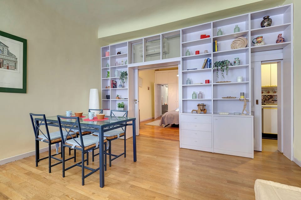 Apartment | Living area | 24-inch flat-screen TV with digital channels