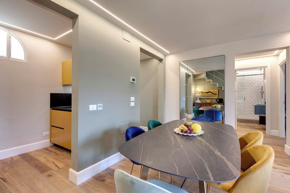 Apartment | Living area | 24-inch flat-screen TV with digital channels