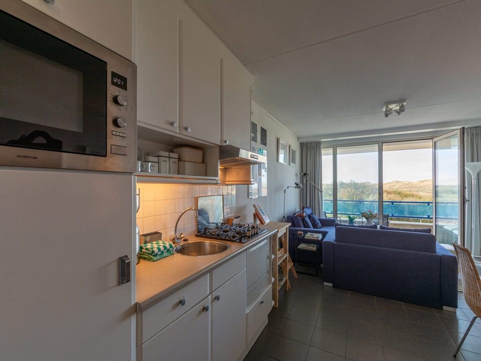 Apartment | Private kitchen | Electric kettle, toaster, highchair
