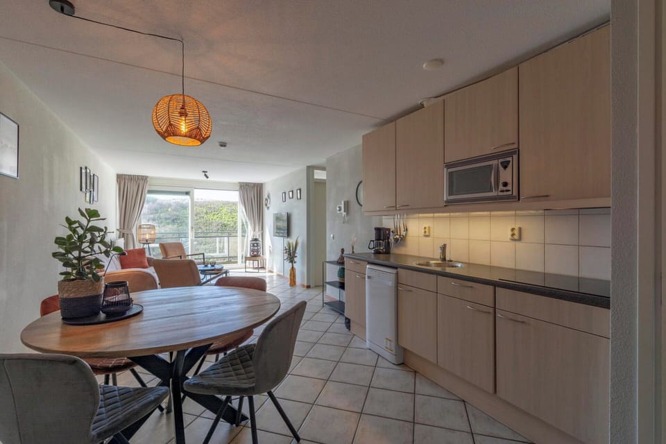 Apartment | Private kitchen | Electric kettle, highchair