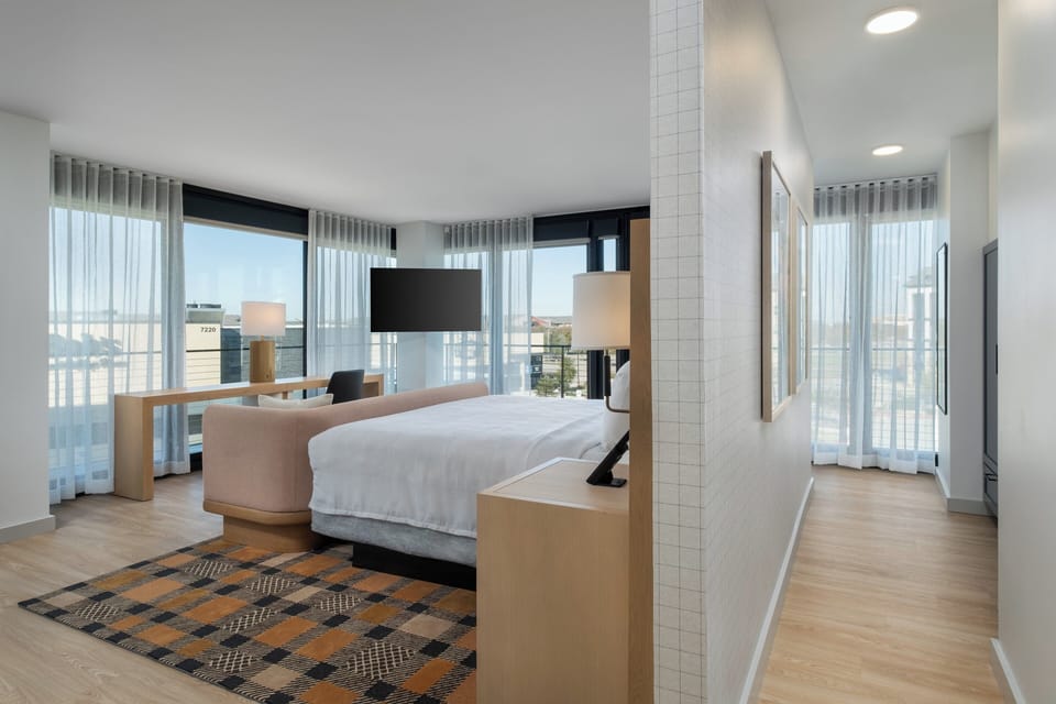 In-room safe, desk, laptop workspace, blackout drapes