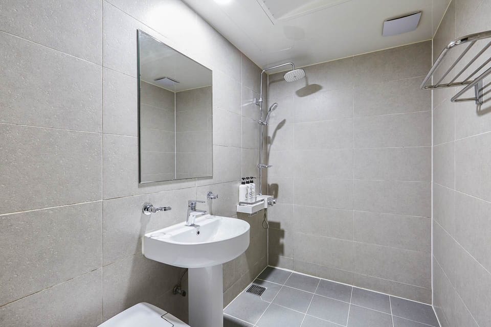 Premier Twin Room, City View | Bathroom | Shower, free toiletries, hair dryer, towels