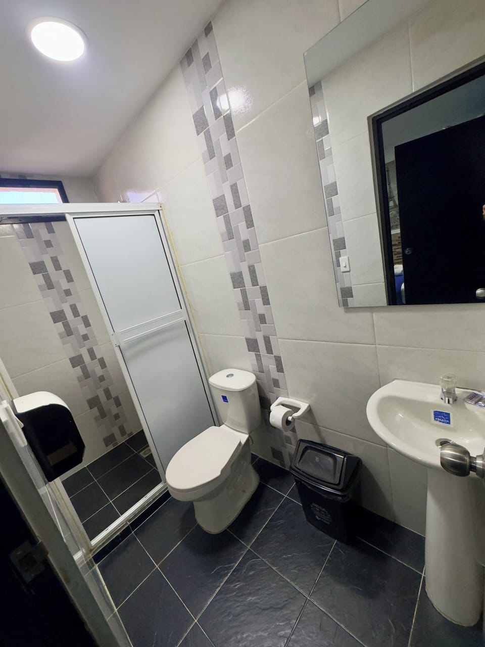 Deluxe Room | Bathroom | Shower, towels, soap, toilet paper