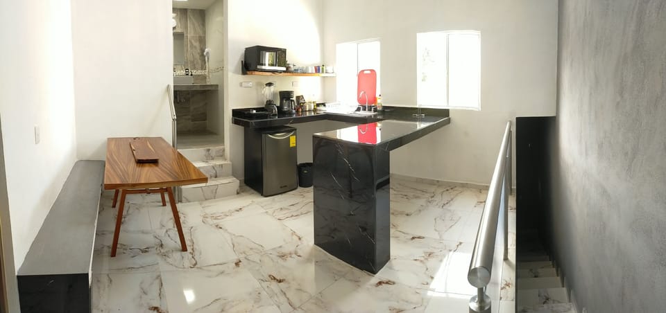 Family Loft, Multiple Beds, Kitchenette, City View | Private kitchen | Oven, blender, mixer, cookware/dishes/utensils
