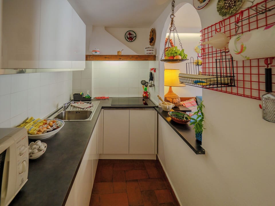 Apartment, 2 Bedrooms, Terrace | Private kitchen | Fridge, microwave, oven, stovetop