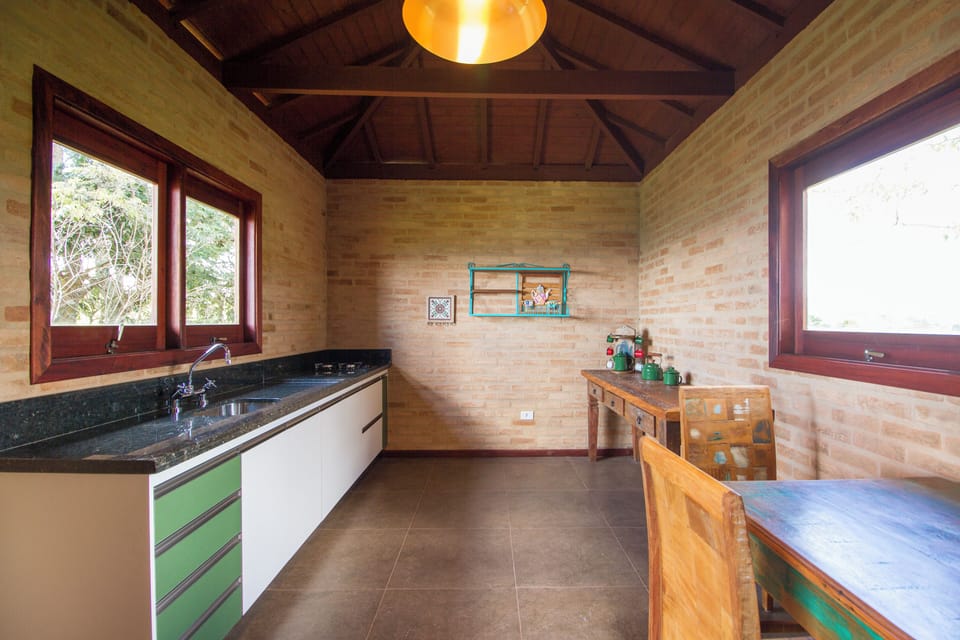 Luxury Chalet, Mountain View | Private kitchen