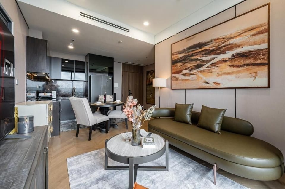 Apartment, 2 Bedrooms | Premium bedding, minibar, desk, laptop workspace