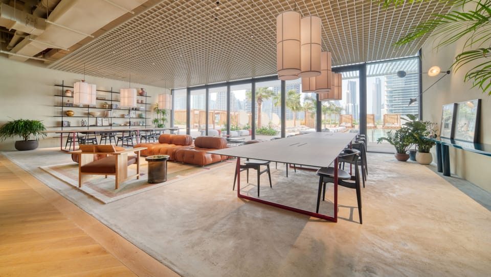 Lobby sitting area