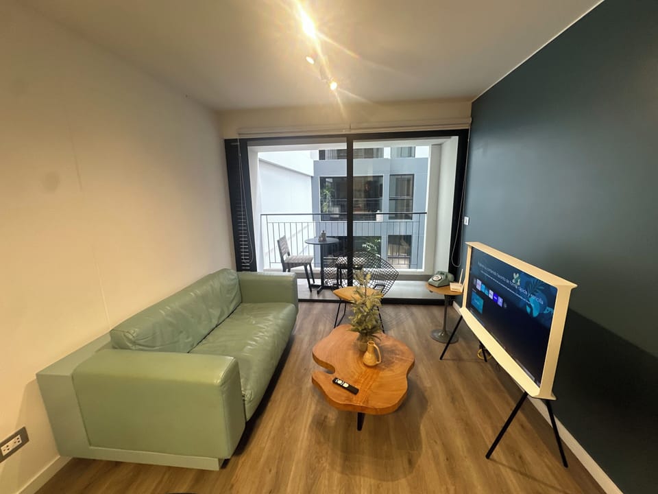 Business Apartment, Balcony | Living area