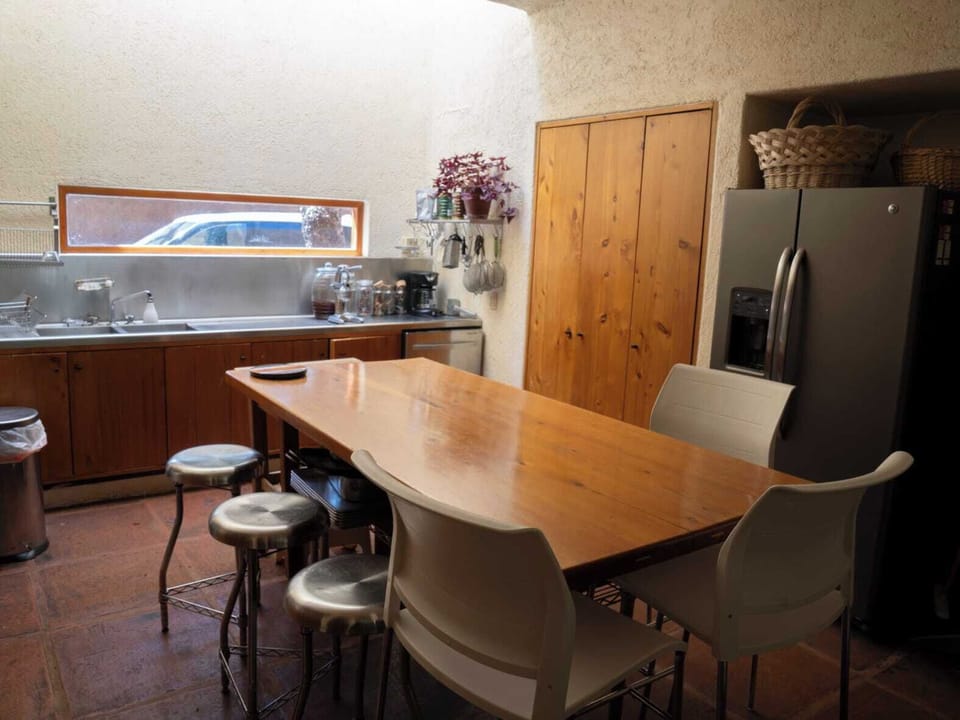 Shared fridge, microwave, coffee/tea maker