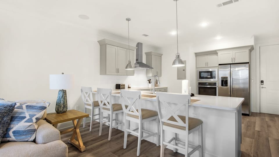 Condo, Multiple Beds, Balcony, Garden View (Pinewood30A 436 - No Pets Allowed) | Private kitchen | Fridge, microwave, oven, stovetop