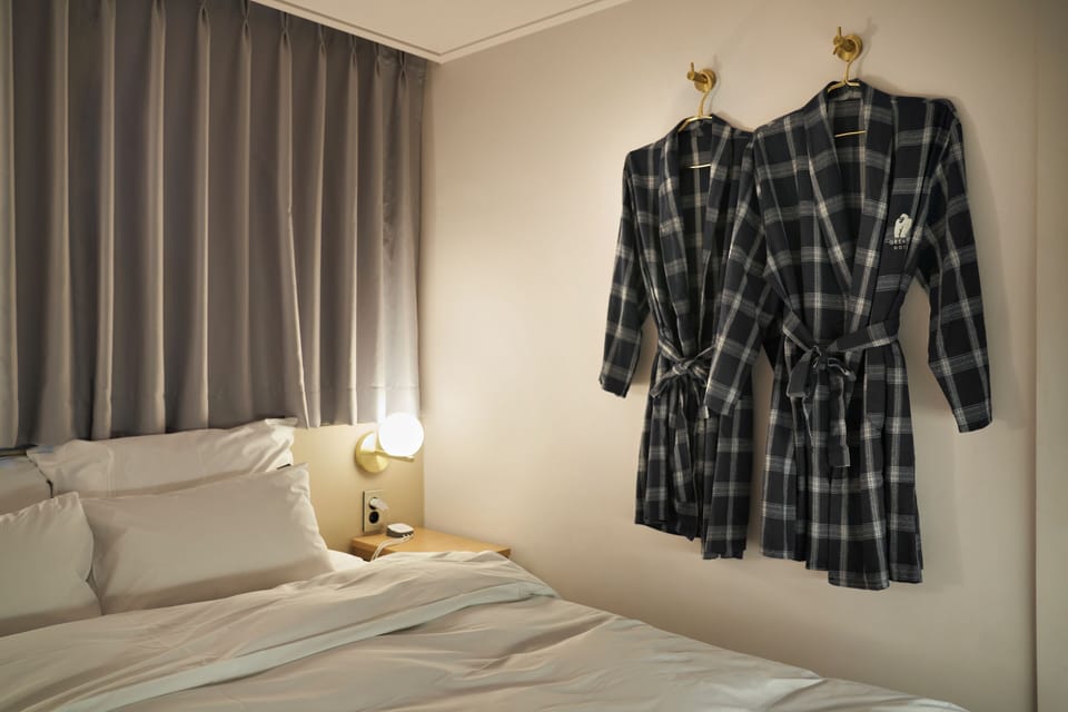 Standard Double Room | Down comforters, blackout drapes, free WiFi, bed sheets
