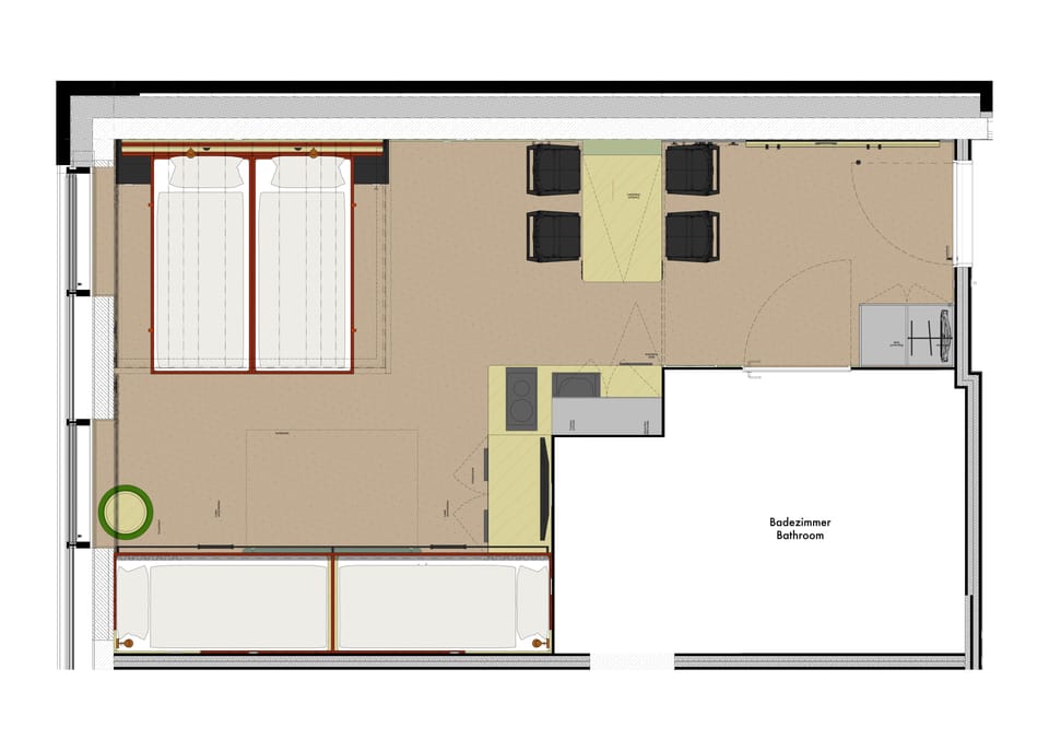Club House - Rollstuhlgerecht | In-room safe, WiFi (free), bed sheets